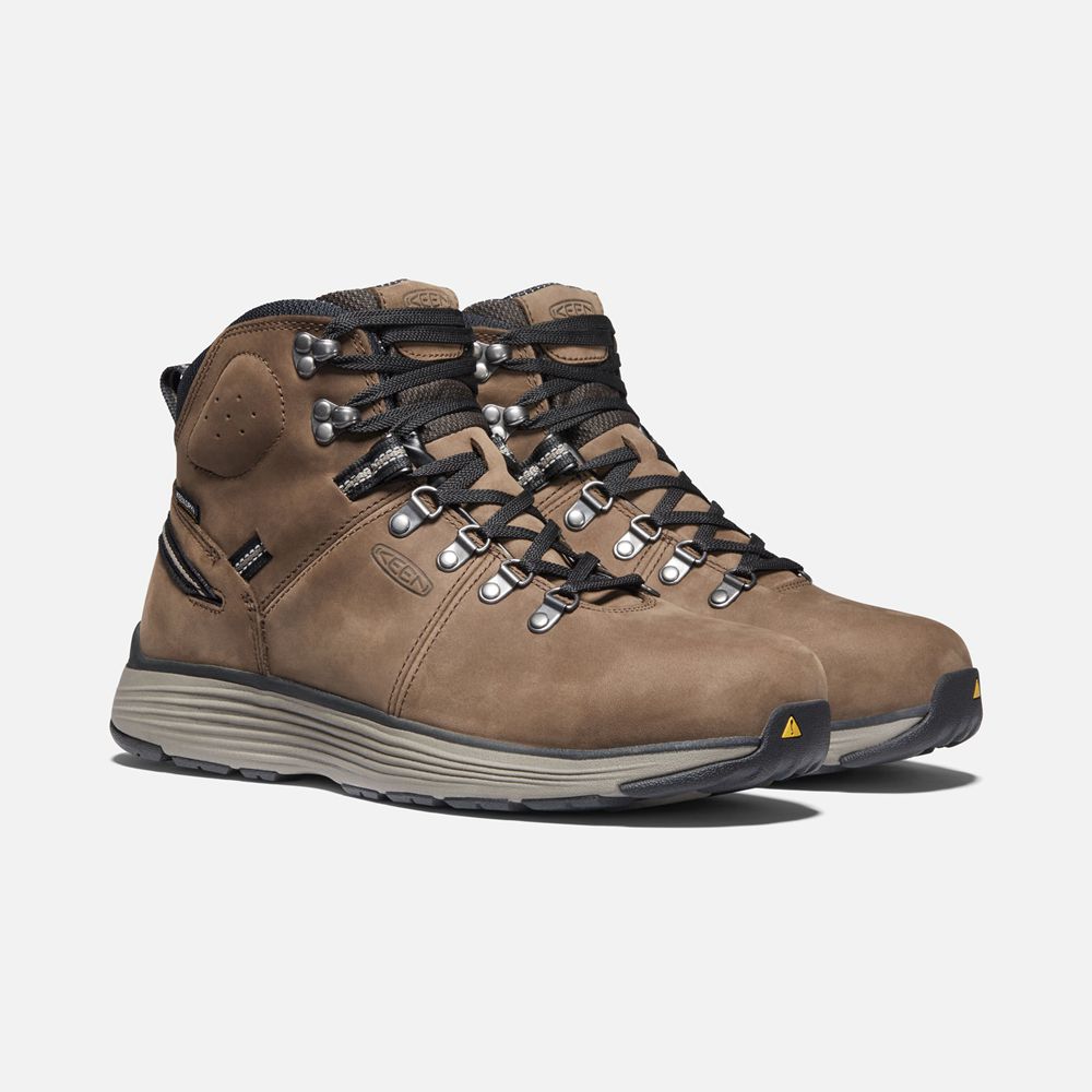 Botte de Travail Keen Homme Marron | Manchester 6\" Wp (Aluminum Toe) | QCGKY-5278